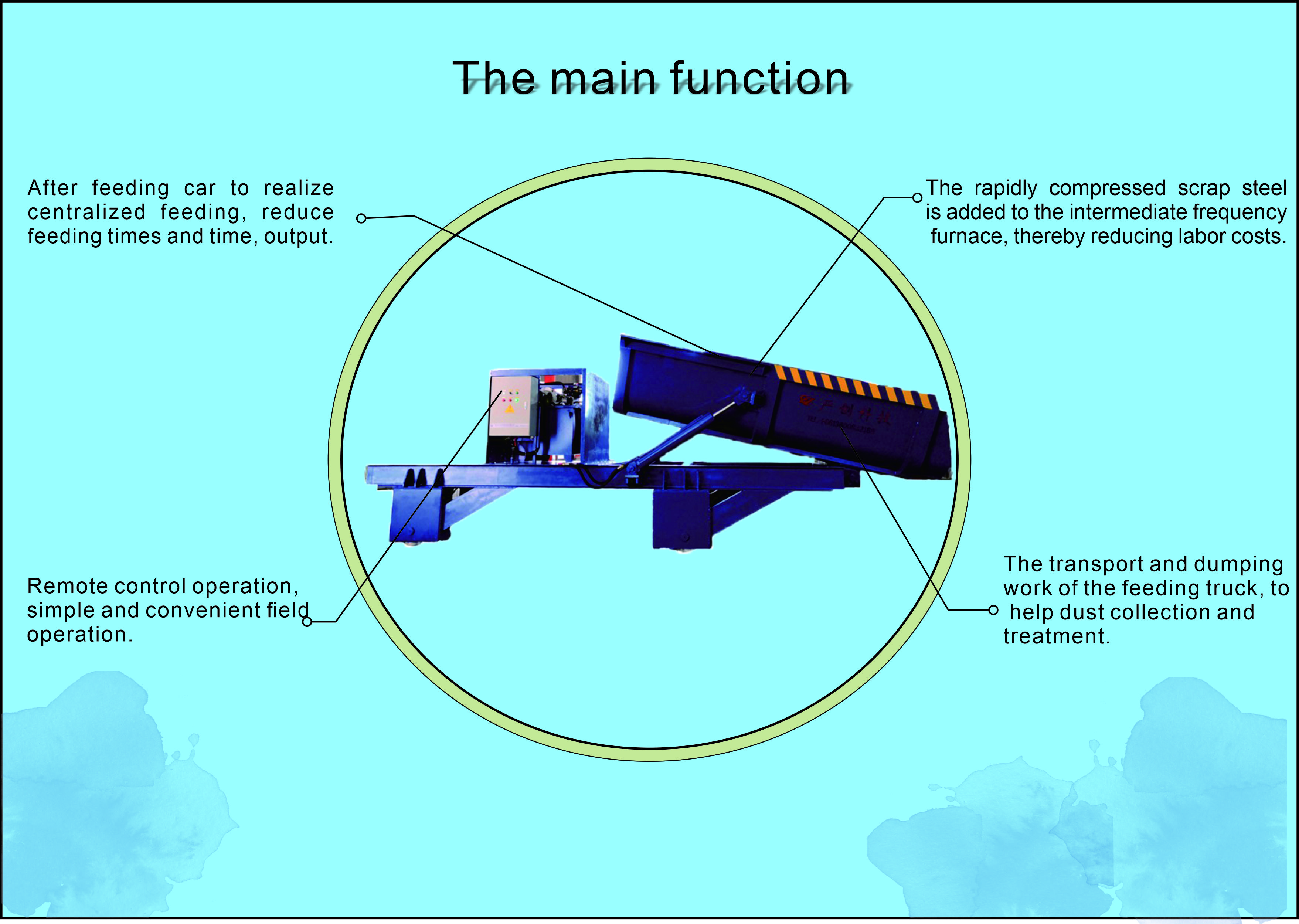 وظيفة التغذية الهيدروليكية وظيفة رئيسية