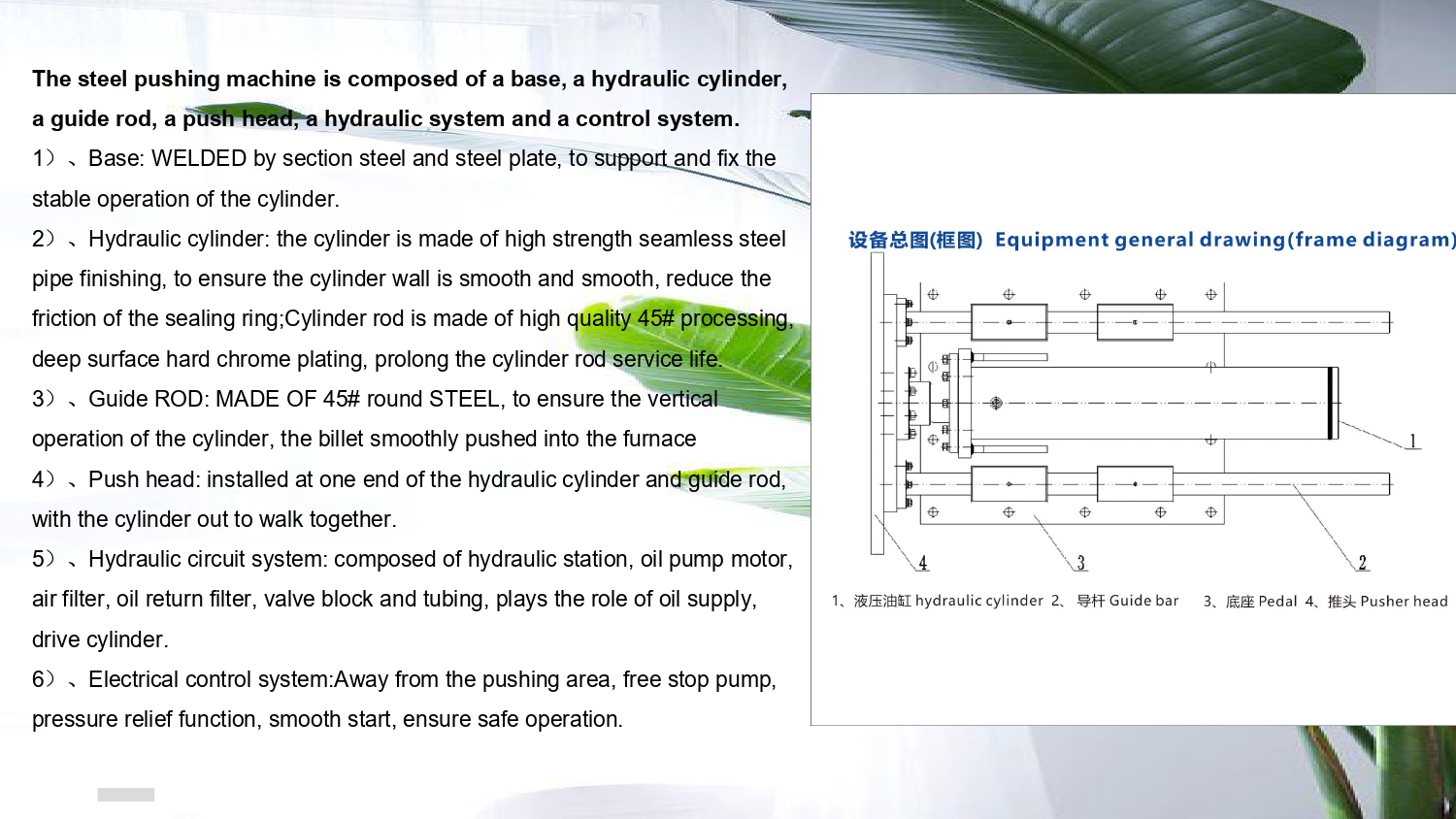 推钢 机组 成 英文版